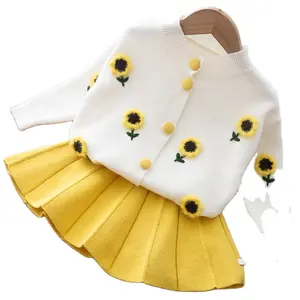 高品质冬季2件婴儿毛衣裙子套装，适合美国畅销产品，价格表