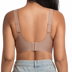 Reggiseno Senza Cuciture Traspirante OEM ODM, <span class=keywords><strong>Bralette</strong></span> Wireless con Supporto e Spalline Larghe per Alleviare la Pressione, <span class=keywords><strong>Bralette</strong></span> da <span class=keywords><strong>Donna</strong></span> - Product Image 3