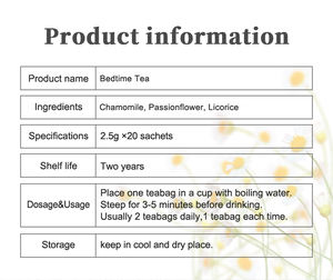 شاي وينستون للنوم، شاي عشبي طبيعي صحي للنوم الجيد وإزالة السموم، شاي عضوي بالجملة مخصص لتخفيف التوتر وتحسين المزاج وتعزيز المناعة - Product Image 3