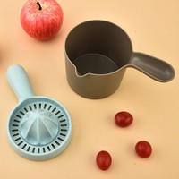 Multifunctionele fruitsapcentrifuge, herbruikbare citroenenpers met maatbeker voor sinaasappels, grapefruits, handmatige citruspers