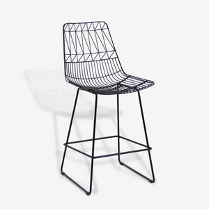 En plein air <span class=keywords><strong>Chaise</strong></span> En Fil Métallique En Métal Noir Moderne <span class=keywords><strong>Bertoia</strong></span> Chaises <span class=keywords><strong>De</strong></span> <span class=keywords><strong>Bar</strong></span> - Product Image 1