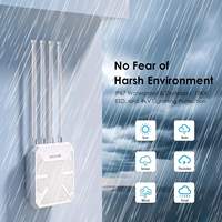 Router WiFi 7 para Exteriores WAVLINK BE5100, Doble Banda, 2.5G WAN LAN, IP67 Impermeable, PoE, Repetidor Mesh, Punto de Acceso WN573HBE2