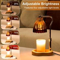 LANJO Lampe chauffe-bougie d'aromathérapie en gros, contrôlable par application mobile, chauffe-bougie à brancher, diffuseur de cire fondue