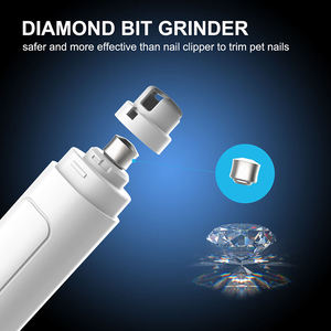 เครื่องตัดเล็บสัตว์เลี้ยงไฟฟ้า พร้อมไฟ LED เครื่องเจียรเล็บเสียงเบา ปลอดภัย ใช้สำหรับดูแลเล็บ - Product Image 6