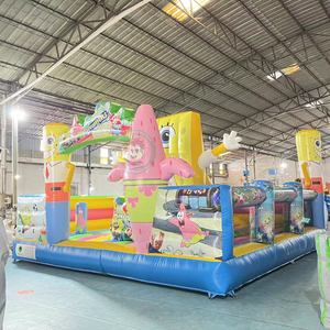 Parque de Trampolines Interior, Casa de Brinco Inflable de <span class=keywords><strong>Bob</strong></span> <span class=keywords><strong>Esponja</strong></span>, Topogon Inflable - Product Image 2