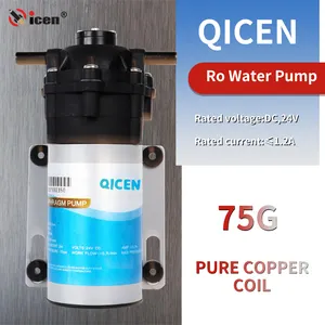 Qicen-مضخة مياه فتيلة ذاتية, مضخة مياه فتيلة ذاتية بنظام Ro ، 24 فولت ، 36 فولت ، 70Psi ، 50 جرام ، 75 جرام ، 100 جرام ، 400 جرام ، 600 جرام