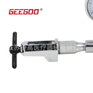 เกจวัดแรงดันออกซิเจนแบบสะพานที่ผลิตโดยผู้ผลิต พร้อมข้อต่อ CGA-870 และ 540 สำหรับถังออกซิเจน - Product Image 4