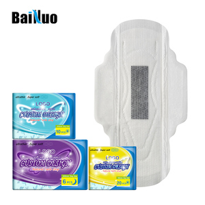 OEM y ODM más barato al por mayor ultrafino transpirable <span class=keywords><strong>Heral</strong></span> Chip almohadillas sanitarias toallas sanitarias forma de alas siesta sanitaria de las mujeres - Product Image 1