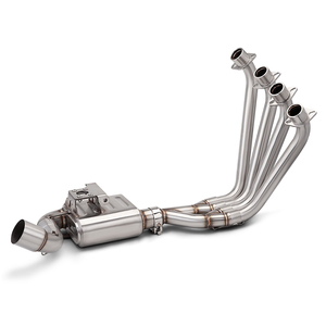 Pour CBR650, CB650R, <span class=keywords><strong>CBR650R</strong></span> : Collecteur d'échappement avant avec silencieux 51 mm compatible avec le système d'échappement - Product Image 1