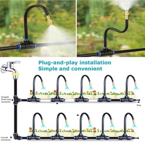 Spray Watering <b>Kit</b>, Adjustable Garden Drip Irrigation System with 20m Thick PE Hose, <b>DIY</b> <b>Kit</b> - Product Image 3