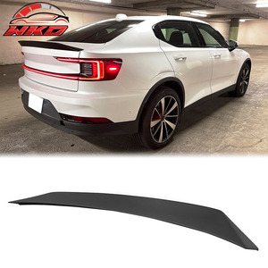 เหมาะสำหรับ Polestar Polestar 2 2021-2025 สปอยเลอร์ท้ายทรง X สีดำดิบ - Product Image 1
