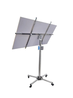Lève-panneaux de cloisons sèches électrique XBS, acier robuste, capacité de charge de 68 kg, hauteur de levage de 4,86 m, comprend des rampes, garantie d'un an