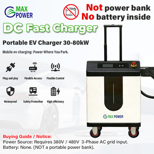 Cargador Portátil para Vehículos Eléctricos MAX POWER Mobile, Entrada <span class=keywords><strong>de</strong></span> 480V, 80kW, CCS2 GBT DC, Estación <span class=keywords><strong>de</strong></span> Carga Rápida para Model 3 - Product Image 2