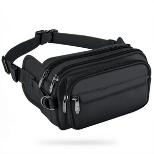 Nouvelle sacoche de taille en nylon pour homme et femme - Sac de taille imperméable avec poche pour téléphone, sac de poitrine multifonctionnel pour la course à pied et la randonnée - Product Image 1