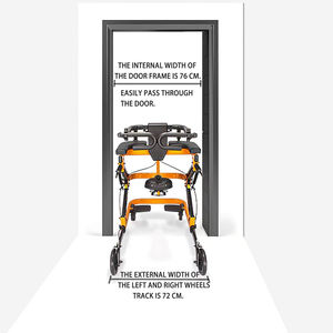 Gt03 Verstelbare Opvouwbare Staande Loop Gang <span class=keywords><strong>Trainer</strong></span> Voor De Beroerte Hemiplegische Dwarslaesie Hersenverlamming Gehandicapte Volwassen Ouderen - Product Image 6