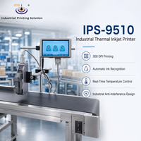 Imprimante de codage TIJ en ligne IPS-9510 avec écran tactile capacitif de 6,5 pouces pour l'impression de codes-barres et de dates