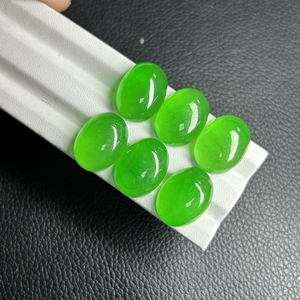 Wholesale <strong>Price</strong> High Quality Natural Jadeite Loose Gemstone Flatback Cabochon Beads Burmese <strong>Jade</strong> <strong>Stone</strong> - Product Image 6