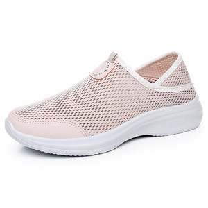 <span class=keywords><strong>Chaussures</strong></span> décontractées en polyuréthane pour femmes, nouveau modèle respirant en tissu Fly-Woven, anti-moustiques, style assorti pour couples, idéales pour la marche - Product Image 6