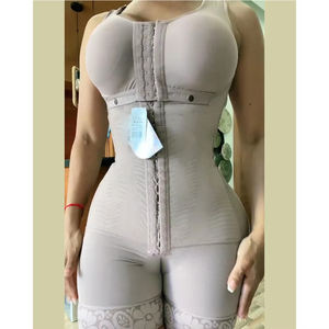 Combinaison <span class=keywords><strong>de</strong></span> mise en forme intégrale, body colombien en polyamide antibactérien, contrôle moyen, lifting des fesses, corset mince, perte <span class=keywords><strong>de</strong></span> poids pour femmes - Product Image 3