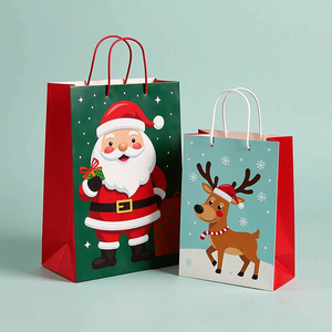 Bolsas de Compra de Papel Kraft con Logotipo Personalizado, Reutilizables, Lisas, con Diseño en Blanco - Product Image 3