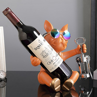 Casier à vin rouge décoration salon décor cadeau table de luxe table à manger buffet plateau à vin décoration de la maison résine artisanat