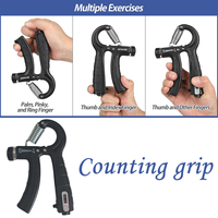 Poignée de musculation réglable avec compteur de répétitions, outil d'exercice pour les poignets et les avant-bras, pour les grimpeurs et les haltérophiles