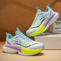 Chaussures de marche plateforme printemps/été Evergreen respirantes, anti-odeur, antidérapantes, amortissantes, séchage rapide, en tissu coton