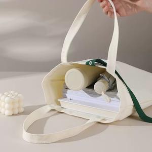 Sacs fourre-tout en toile <span class=keywords><strong>éco</strong></span>logiques pour femmes, personnalisables avec logo, durables, pour le shopping, les voyages, les pique-niques, la plage, sacs de shopping, sacs recyclables - Product Image 4