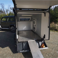 Qualité prestigieuse, ventes exceptionnelles, transport facile, remorque multifonctionnelle pour moto, SUV, mini-caravane