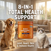 Suplemen Kunyah Anjing OEM/ODM Perawatan Hewan Peliharaan Harian Multivitamin Kunyah untuk Anjing Pemeliharaan Kesehatan Secara Keseluruhan