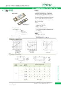 Fusibles à haut rendement VRH 500V AC/DC standard UL248 avec fusibles de protection pour semi-conducteurs à faible perte de watts - Product Image 2