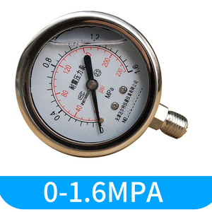 YN 60BF เกจวัดแรงดันสแตนเลสแบบทนแรงกระแทก 0 1.6MPa สำหรับการวัดแรงดันน้ำมันไฮดรอลิก น้ำ และอากาศ - Product Image 3