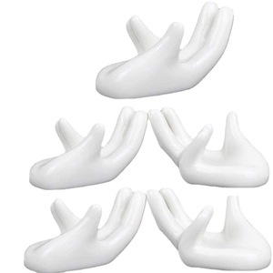 Support <span class=keywords><strong>en</strong></span> céramique pour plantes aériennes, présentoir pour plantes, base pour passoire à thé '<span class=keywords><strong>Main</strong></span> <span class=keywords><strong>de</strong></span> <span class=keywords><strong>Bouddha</strong></span>' - Product Image 4