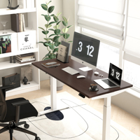 Panneau de particules laminées en mélamine de qualité E0 pour meubles de comptoir en bois Bureau de table en bois