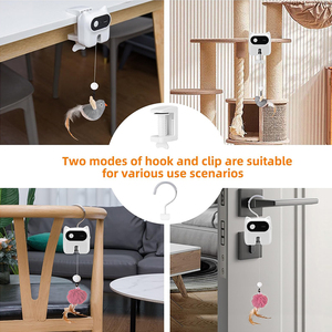 Yun, juguete automático ajustable para gatos de interior, gran oferta, Bola de felpa mecánica, plumas, movimiento interactivo eléctrico, juguete para mascotas, ruido - Product Image 4