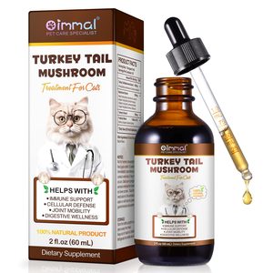 Oimmal Liquid Mushroom Drops <strong>Supplements</strong> 60ml <strong>Pet</strong> <strong>Supplement</strong> Immune Support Mushroom Liquid Drops - Product Image 1