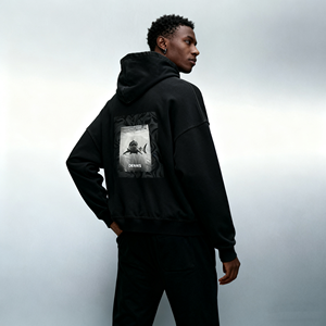 Cổ Điển 500 GSM 600 GSM Kéo Hơn Hoodies Người Đàn Ông Nặng Trọng Lượng Đau Khổ Bán Buôn Hoodies Quá Khổ Đá Rửa Tùy Chỉnh Áo - Product Image 2