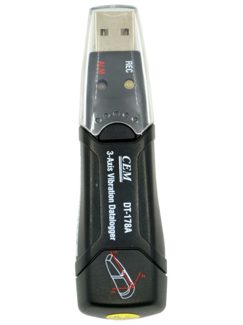 DT-178A Three-Dimensional High Accuracy Shock Vibration Recorder CEM Transportation Gravity Accelerometer Three-Axis Vibration