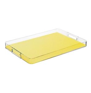 Juego de 3 bandejas de acrílico de diseño moderno para servir alimentos, bandeja acrílica de calidad superior para accesorios de cocina y Mesa - Product Image 5