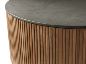 Meubles de plage d'extérieur au design simple, table basse en teck d'extérieur Pompeii résistante aux intempéries - Product Image 4