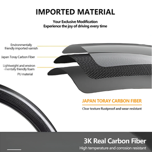 Volante de Cuero con Perforaciones de Carbono para <span class=keywords><strong>Porsche</strong></span> Cayman, Cayenne, Panamera, <span class=keywords><strong>Macan</strong></span>, Taycan, 718, 911, 955, 958, 970, 971, 991 - Product Image 6