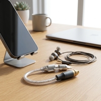 Typ-C zu 3,5mm Kopfhörer- und Mikrofon-Adapter OTG Digitaler Audio-Konverter für Live-Streaming und Aufnahmen
