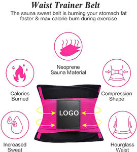 Sabuk <span class=keywords><strong>Sauna</strong></span> Olahraga Kebugaran, Sabuk Neoprene Wanita Pelubang Pinggang untuk Latihan Kebugaran - Product Image 6
