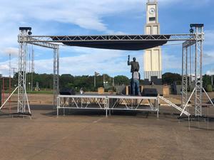 Sistema de Estructura de Iluminación de Aluminio con Certificación CE/TUV/ISO, Estructura Cuadrada de Instalación Rápida para Eventos, Conciertos Pequeños y Ferias Comerciales - Product Image 3