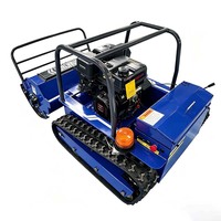 Tondeuse robotisée à fléaux autopropulsée sans fil à essence 4 temps certifiée EPA YQ-800S pour la coupe de l'herbe sur les pentes