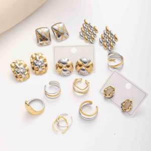 Anillos de Joyería de Moda, Anillos Personalizables con Estilos Distintivos, Hechos con Materiales de Acero Inoxidable y Estructura de Anillo Abierto Ajustable - Product Image 4