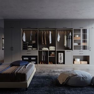 Ensemble de cuisine moderne et écologique sur mesure avec comptoirs en marbre et en verre, îlot de rangement, garde-manger pour la rénovation de la maison - Product Image 2