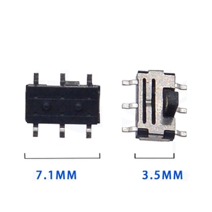 Interrupteur à bascule SMD MSS-22C02 2 positions 6 broches, profil ultra-plat 2,0 mm, interrupteur d'alimentation à montage en surface pour PCB - Product Image 4