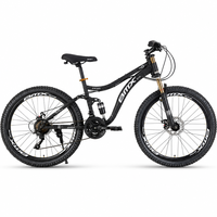 Vélo de montagne BMX 26 pouces, 21 vitesses, cadre en acier haute teneur en carbone, léger, frein à disque, pneu 2.5, Asie du Sud-Est, Amérique du Sud