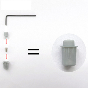 Protections Antichoc Ajustables pour Portes d'Armoires en Caoutchouc et Plastique Antidérapant pour Salons et Hôpitaux – Installation Facile - Product Image 4